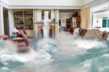Flooding Surreal Living Room